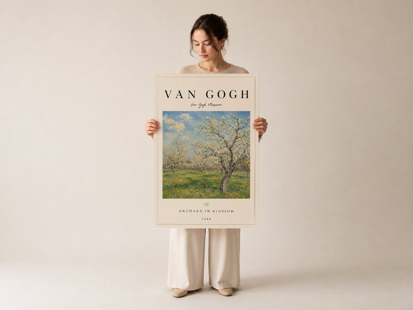 Sanatı sevenlerin tercih ettiği Van Gogh impresiyon tablosu, klasik müze posteri formatında sunulan bir başyapıt.