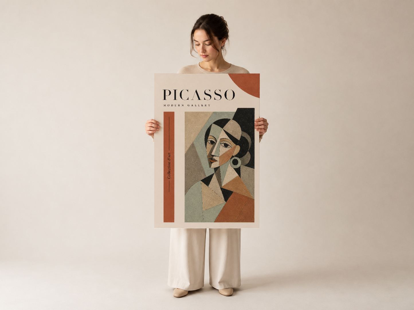 Picasso Modern Gallery posteri, contemporary sanat koleksiyonunun vazgeçilmez parçası.