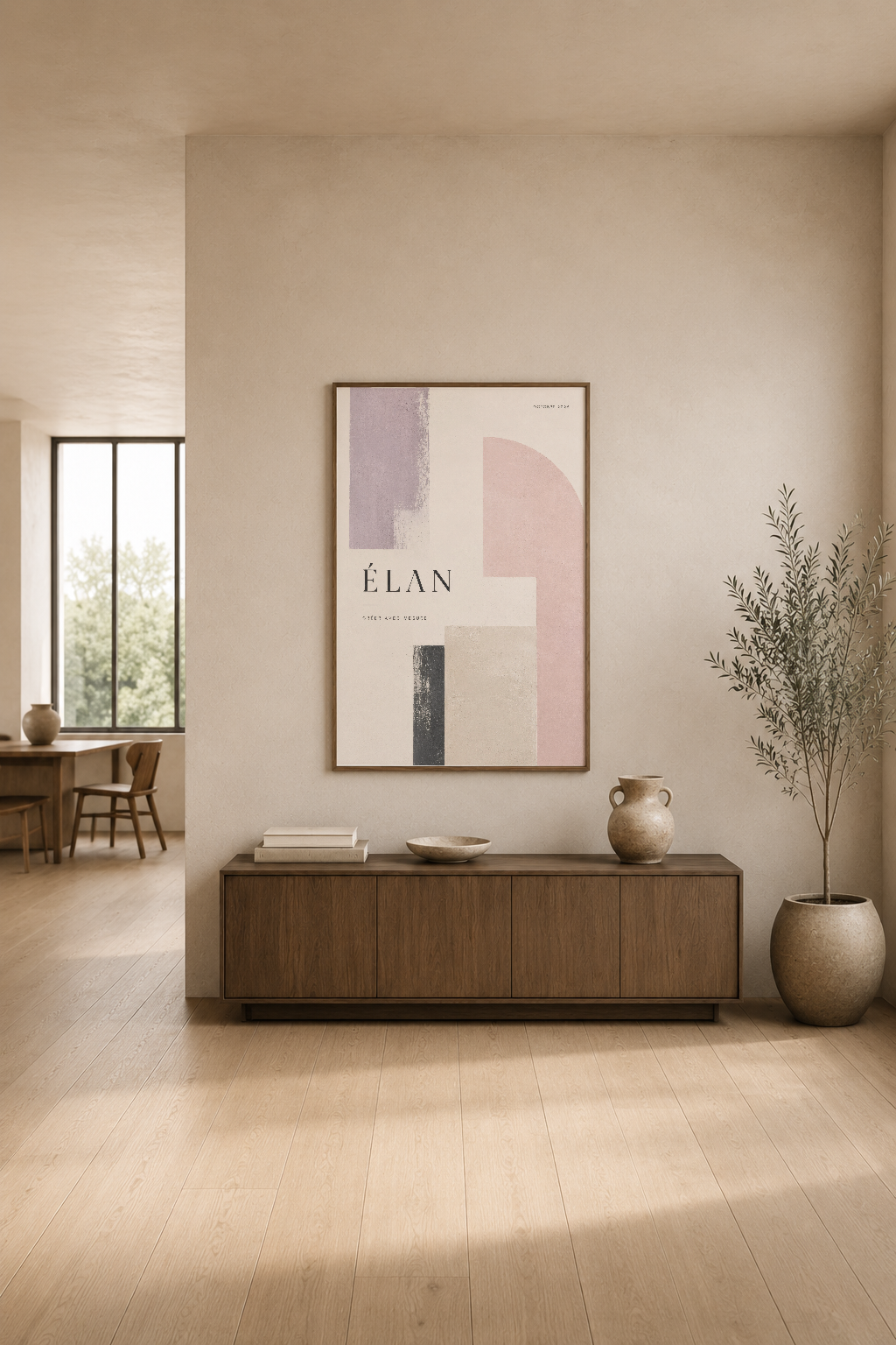 Pastel renkli soyut tasarım, oturma odasının duvarında asılı modern duvar sanat tablosu.